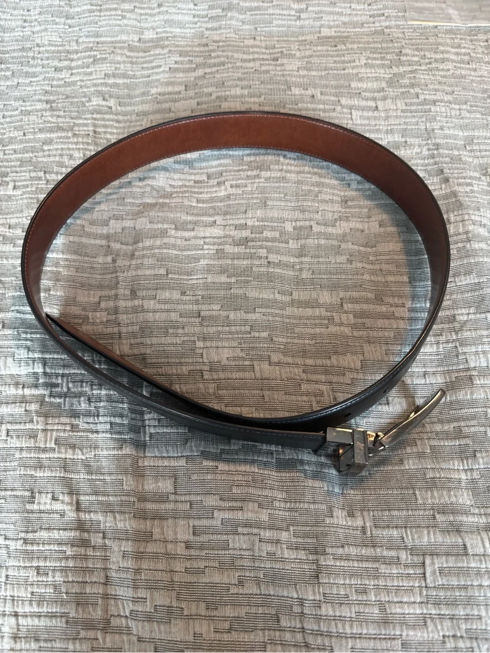 Penguin Men's Black bonded Leather belt